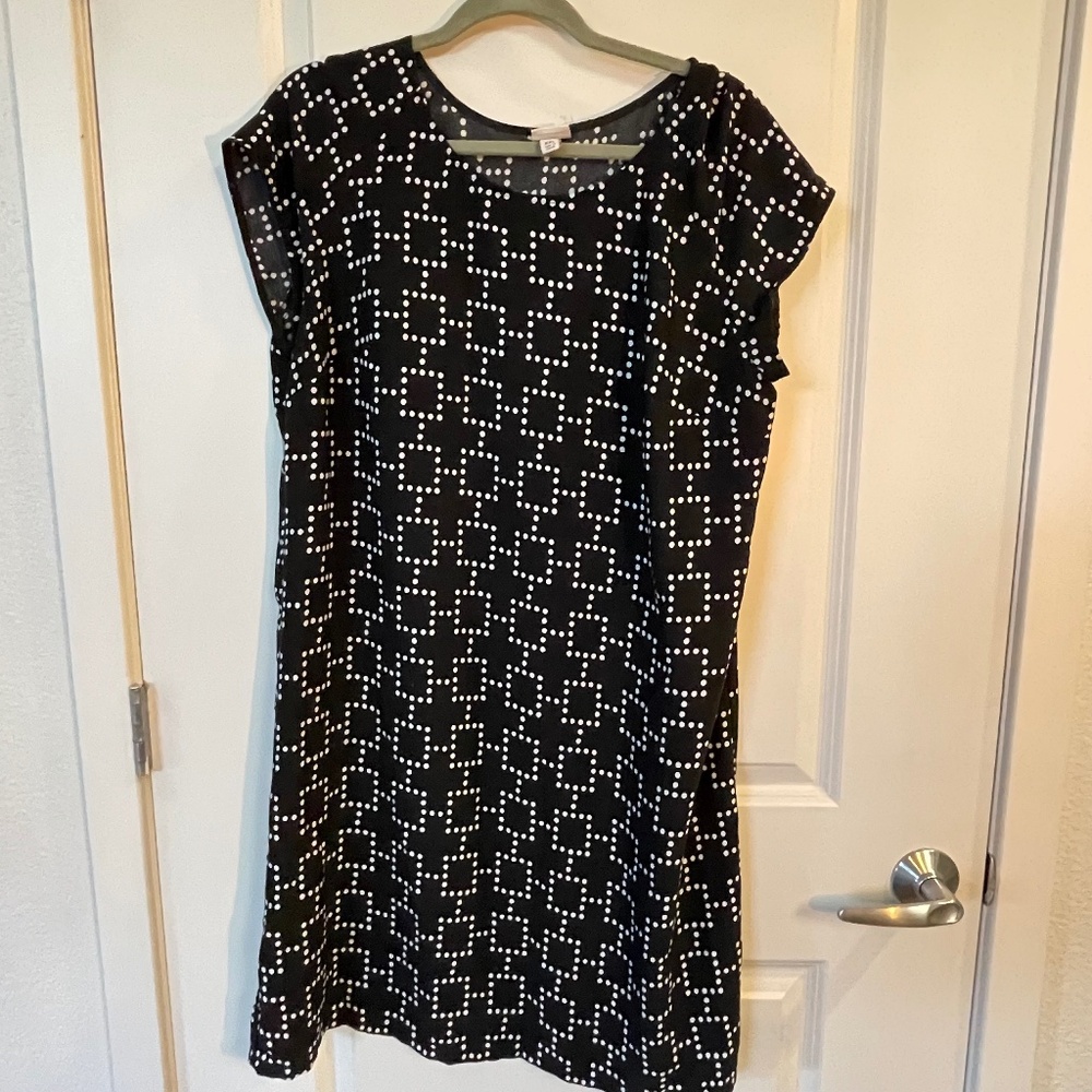 Black and white Geometrical Dress